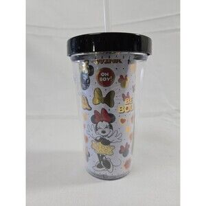 Disney - Classic Characters Tumbler with Stickers and Black Lid 12oz